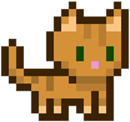 Кот стоит